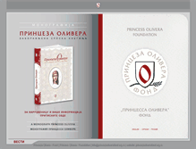 Tablet Screenshot of princezaoliverafond.org.rs